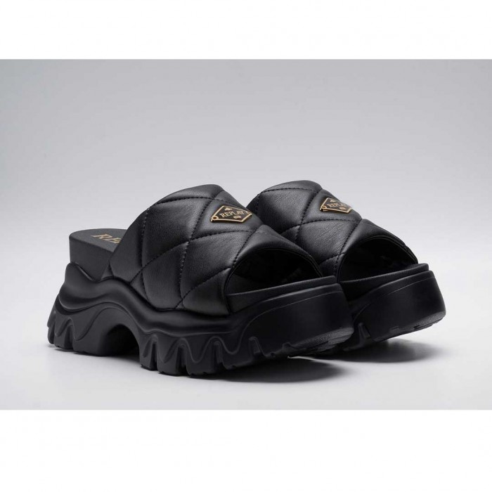 REPLAY WOMAN SUMMER SANDALS BLACK