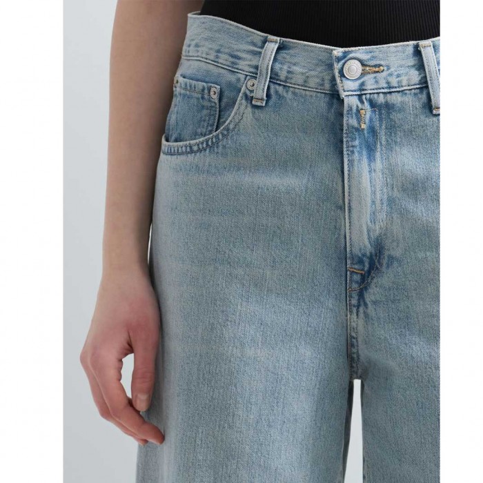 REPLAY NALAJA WIDE-LEG JEANS LIGHT BLUE