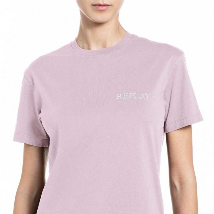 REPLAY WOMAN T SHIRT PINK