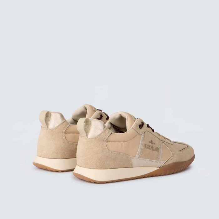 REPLAY ANYA SUN SUEDE SNEAKERS BEIGE