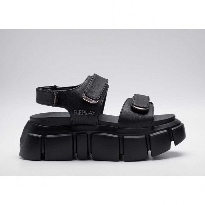 REPLAY WOMAN SANDALS SHOES BLACK 1