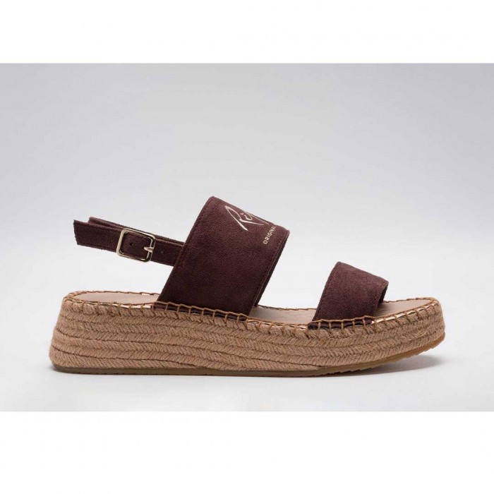 REPLAY REGINA PLATFORM SANDALS BORDO