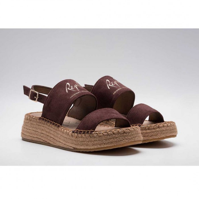 REPLAY REGINA PLATFORM SANDALS BORDO