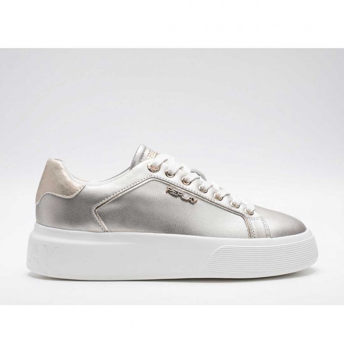 REPLAY WOMAN SHOES LOW GOLD