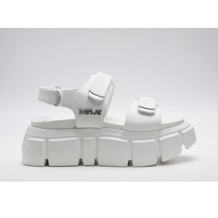 REPLAY WOMAN SANDALS SHOES WHITE