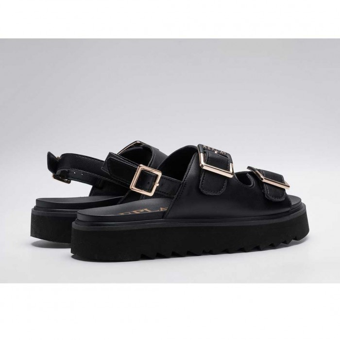 REPLAY WOMAN SHOES LOGO BLACK 1