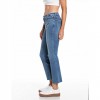 REPLAY WOMAN CROP JEAN BLUE REPLAY WOMAN CROP JEAN BLUE