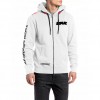 REPLAY M ZIP HOOD SWEATER WHITE