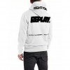 REPLAY M ZIP HOOD SWEATER WHITE