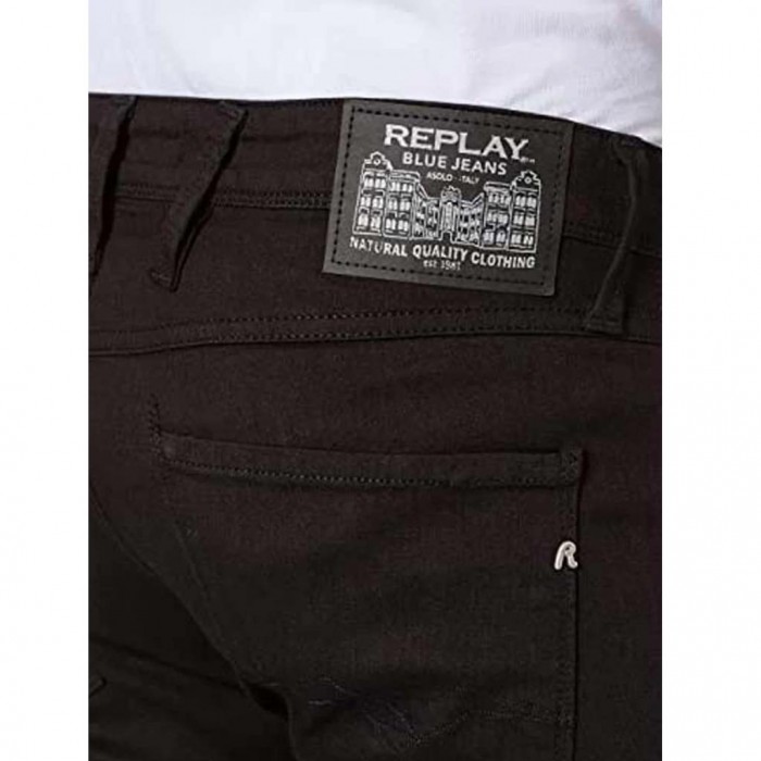 REPLAY ANBASS SLIM FIT JEAANS BLACK