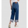 REPLAY ROSE LABEL WIDE LEG FIT JULLIAH JEANS BLUE