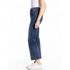 REPLAY HIGH WAIST WIDE LEG FIT REYNE JEANS BLUE