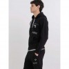 REPLAY HOODIE WITH ZIPPER BLACK