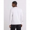 REPLAY LONG-SLEEVED T-SHIRT WITH PRINT WHITE