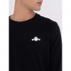 REPLAY LONG-SLEEVED T-SHIRT WITH PRINT BLACK