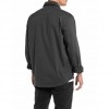 REPLAY SATIN SHIRT WITH ZIPPER BLUE BLACK