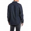 REPLAY RED CAST DENIM SHIRT BLUE BLACK