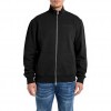 REPLAY HIGH-NECK FULL-ZIP SWEATSHIRT BLACK