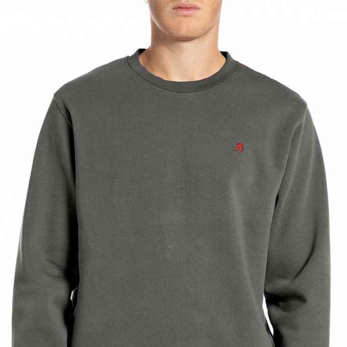 REPLAY CREW-NECK SWEATSHIRT GREY