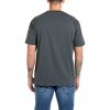 REPLAY MAN T SHIRT GREY/GREEN