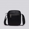 REPLAY RECYCLED PU CROSSBODY BAG BLACK