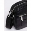 REPLAY RECYCLED PU CROSSBODY BAG BLACK