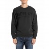 REPLAY REGULAR-FIT CREW-NECK SWEATSHIRT BLACK