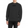 REPLAY REGULAR-FIT SWEATSHIRT WITH LETTERING BLACK