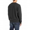 REPLAY Crewneck sweatshirt with print BLACK