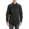 REPLAY REGULAR-FIT WESTERN DENIM SHIRT BLACK