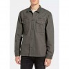 REPLAY REGULAR-FIT COTTON SHIRT DARK GRAY