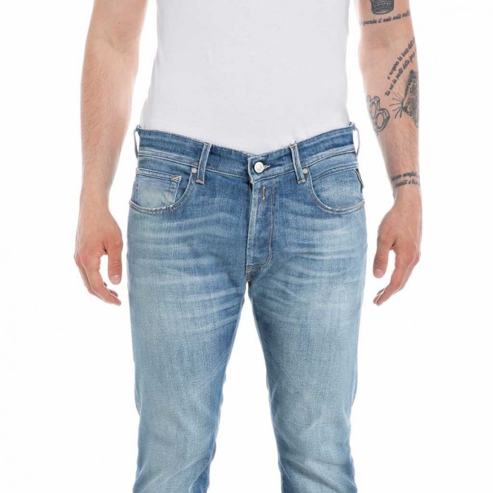 REPLAY WILLBI REGULAR-FIT JEANS LIGHT BLUE