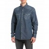 REPLAY WESTERN SHIRT IN DARK BLUE