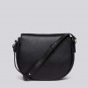 REPLAY SOLID-COLOUR SADDLE BAG BLACK