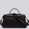 REPLAY FLAP HANDBAG BLACK