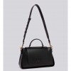 REPLAY FLAP HANDBAG BLACK