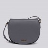 REPLAY SOLID-COLOUR SADDLE BAG GRAY