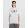 REPLAY PRINTED JERSEY T-SHIRT WHITE