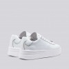 REPLAY UNIVERSITY W JOY LEATHER SNEAKERS WITH MONOGRAM WHITE