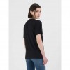 REPLAY WOMAN CREW-NECK JERSEY T-SHIRT BLACK