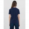 REPLAY REGULAR-FIT T-SHIRT WITH SHINY LETTERING BLUE