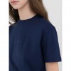 REPLAY REGULAR-FIT T-SHIRT WITH SHINY LETTERING BLUE