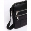 REPLAY HAMMERED-EFFECT CROSSBODY BAG BLACK