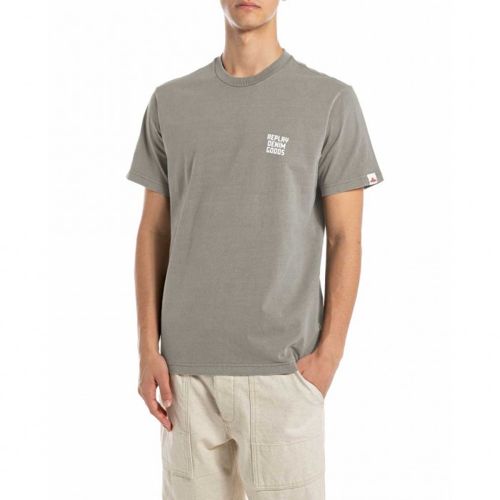 REPLAY MAN T SHIRT GRAY