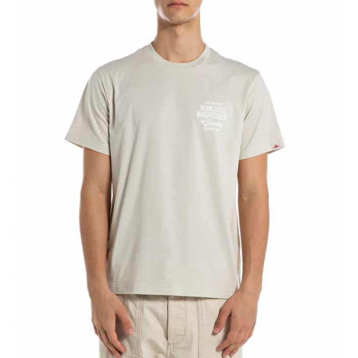 REPLAY MAN T SHIRT BEIGE