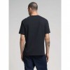 REPLAY COTTON T-SHIRT WITH LETTERING PRINT DARK NAVY