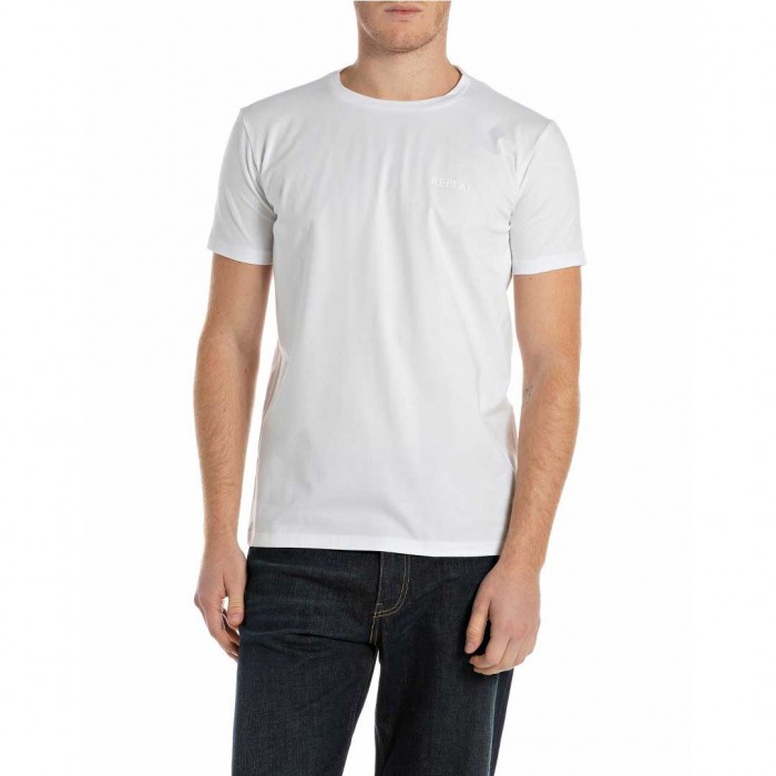 REPLAY MAN T SHIRT WHITE 1