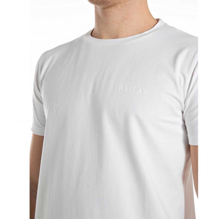REPLAY MAN T SHIRT WHITE 1