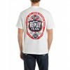 REPLAY MAN T SHIRT JERSEY WHITE