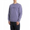 REPLAY MAN SWEATSHIRT LILA